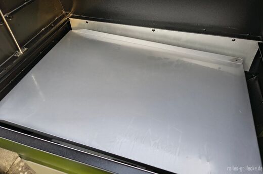 Burnhard Pelletgrill Flint - Fettablaufblech