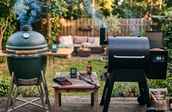 Pelletgrill vs. Keramikgrill: Das Duell für Longjobs